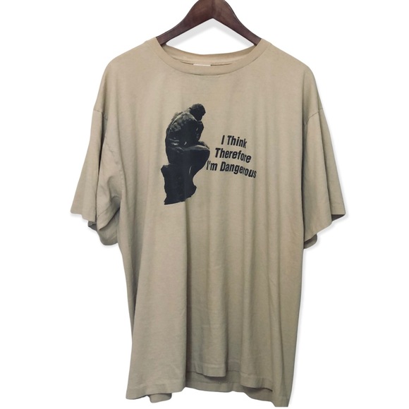 Aloré | Shirts | Vtg Mens Thinking Man 